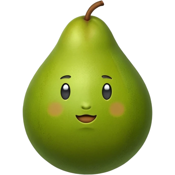 boxing pear emoji