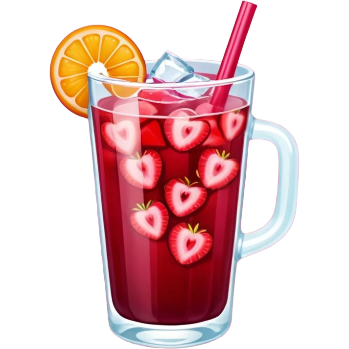  dunkin donuts berry sangria refresher  emoji