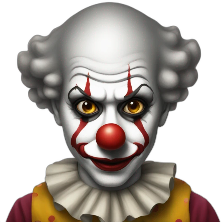 It the clown Pelirrojo emoji