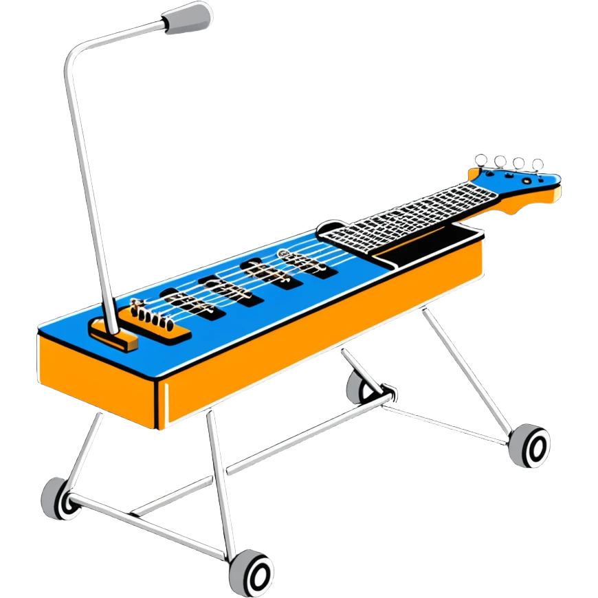 pedal steel guitar emoji