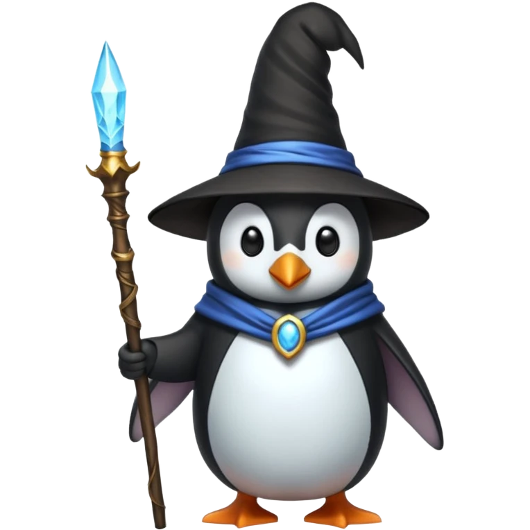 Penguin Wizard emoji