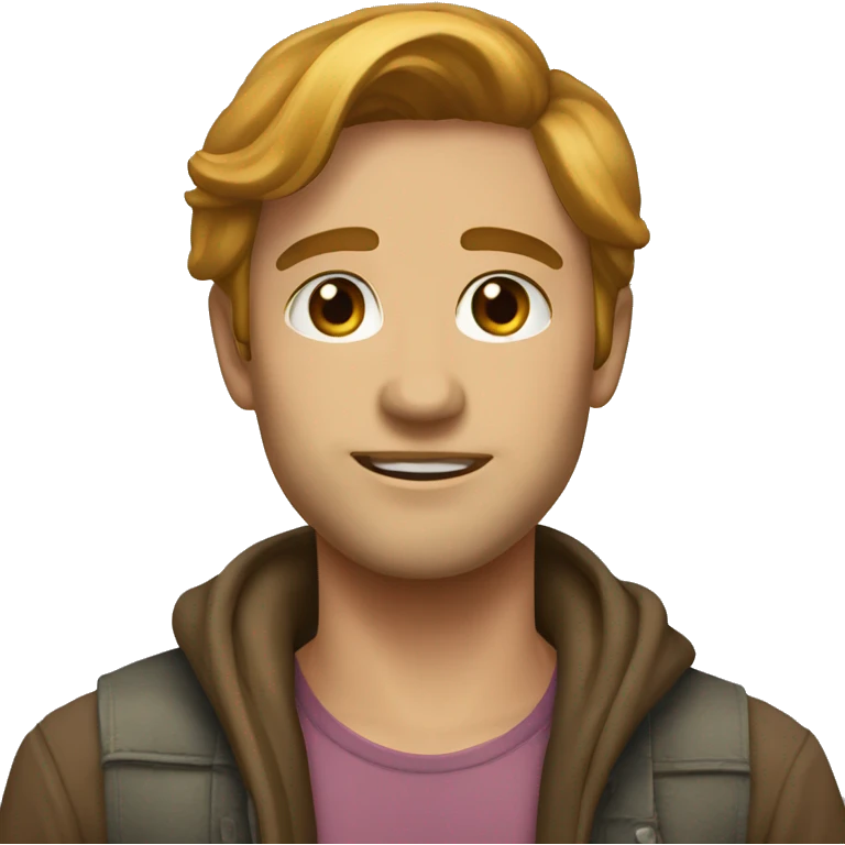 Розовая птица  emoji