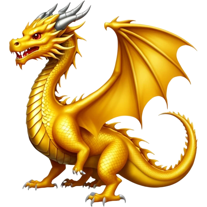 Big golden dragon  emoji
