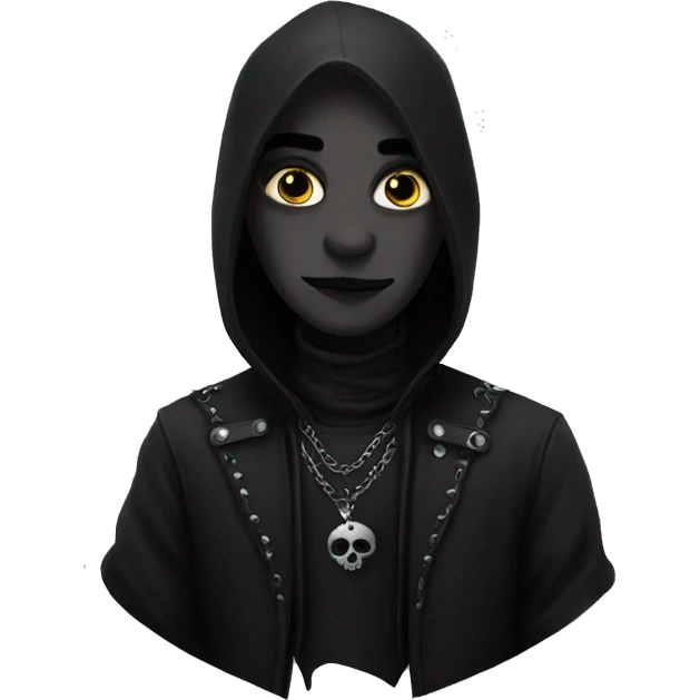 goth person emoji
