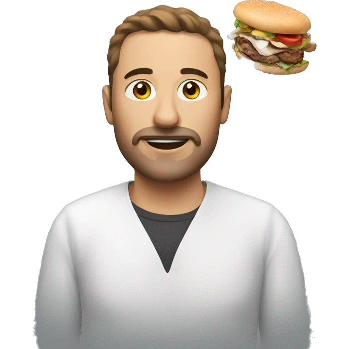Man with a kebab emoji