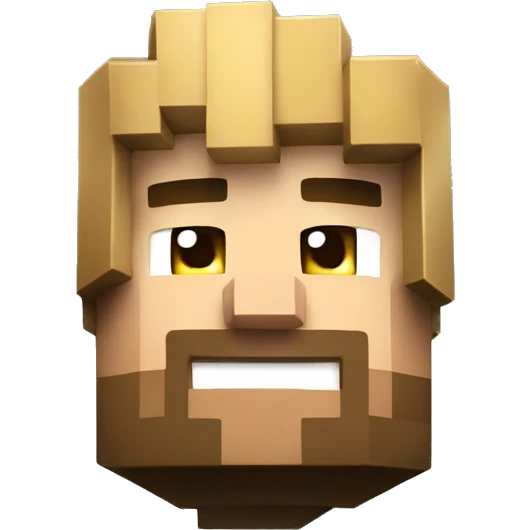 Minecraft steve emoji