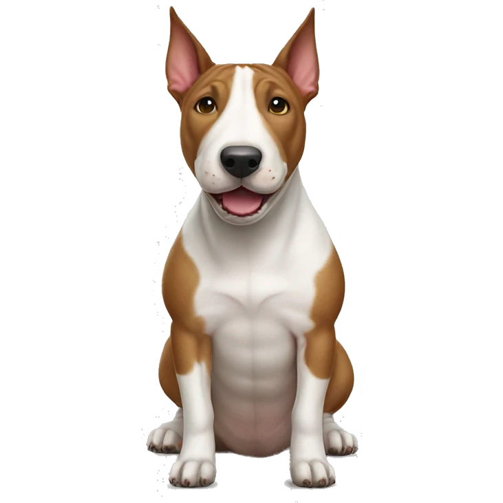 bull terrier dog emoji