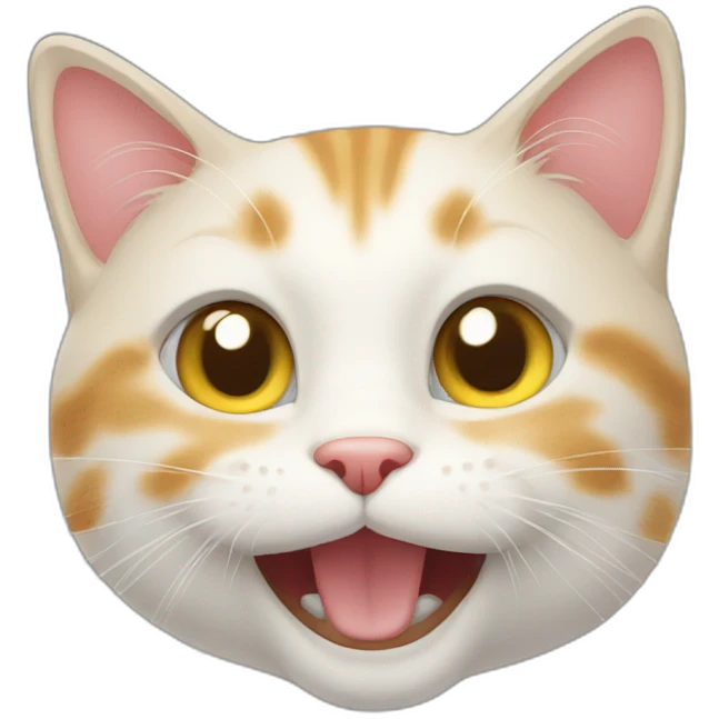 Happy cat emoji