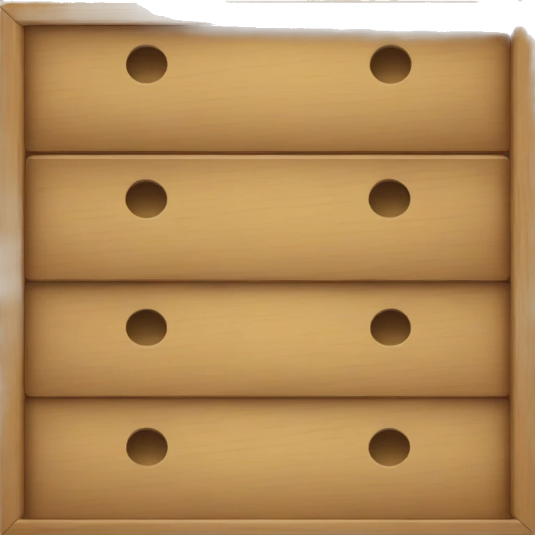 wooden drawer  emoji