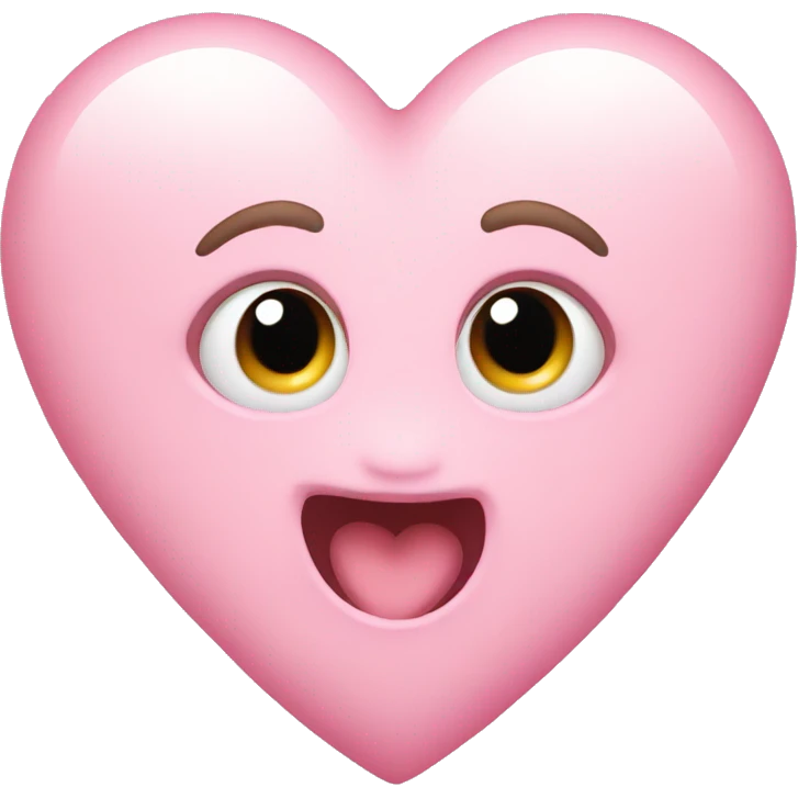 Baby pink love heart  emoji