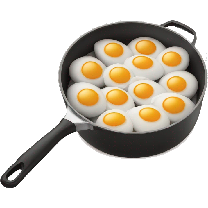 pan with eggs emoji