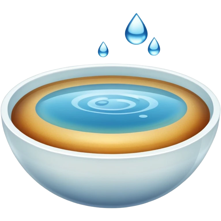 Lake in the bowl emoji