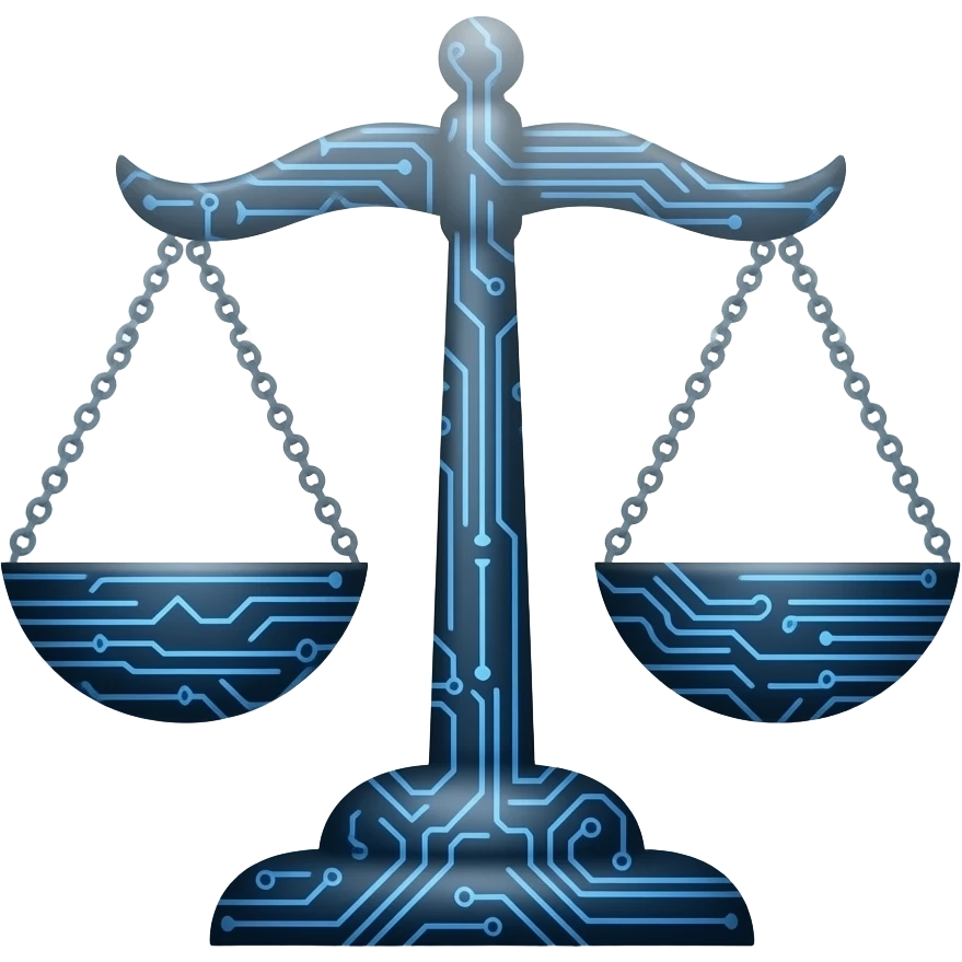 (dont include people) we return fairness to technology. (icon) emoji