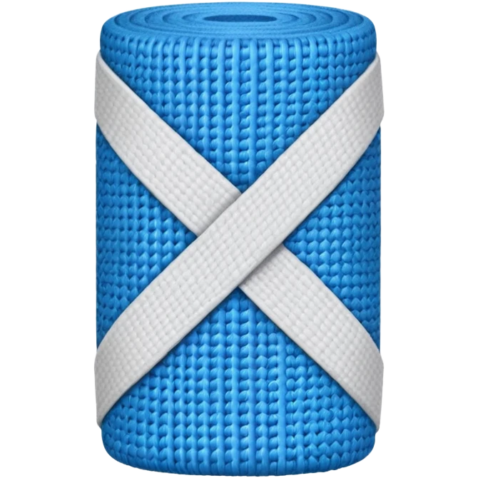 Blue bandage emoji