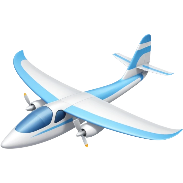 glider, large wingspan, white, 1 seat emoji