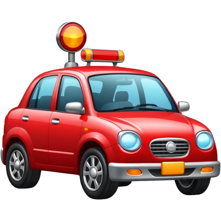 Car stopping emoji