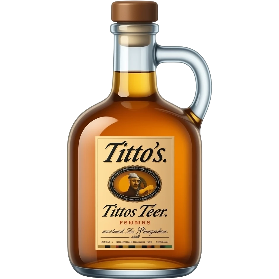 Jug of Tito’s liquor emoji