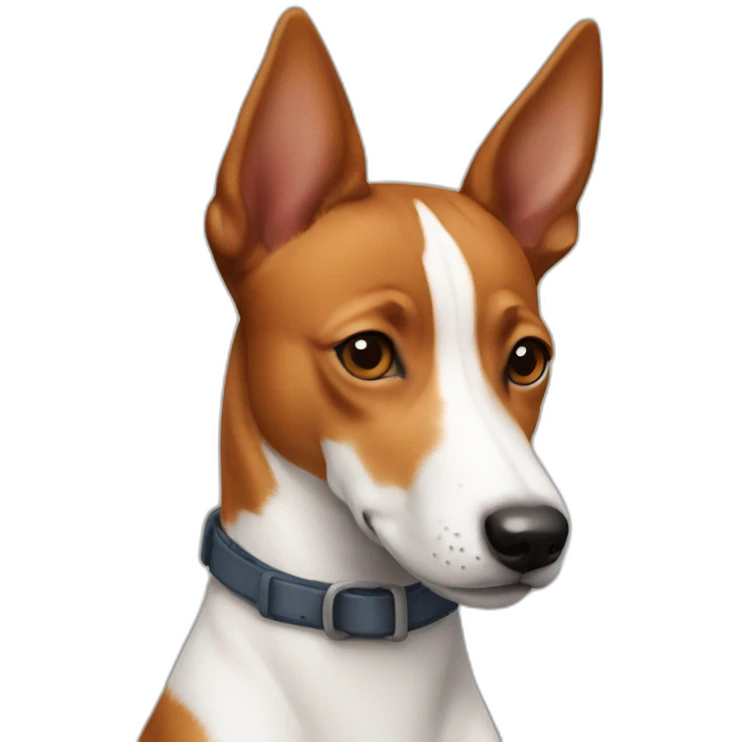 Cute little Basenji emoji