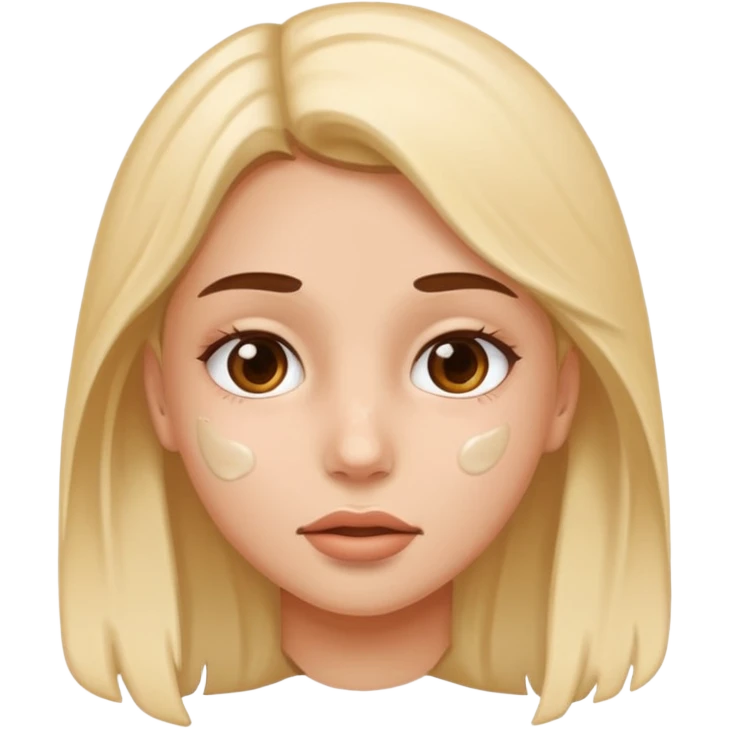 Girl semen cum on face emoji