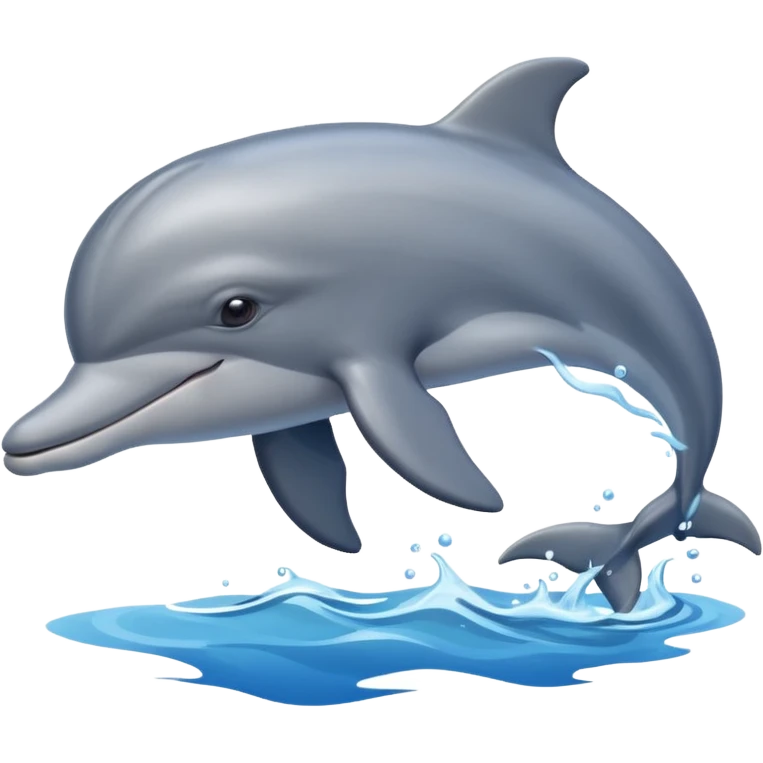 with dolphin please emoji