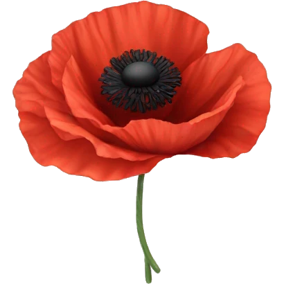 Poppy emoji