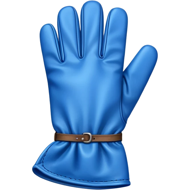 Che vuoi? in a blue glove emoji