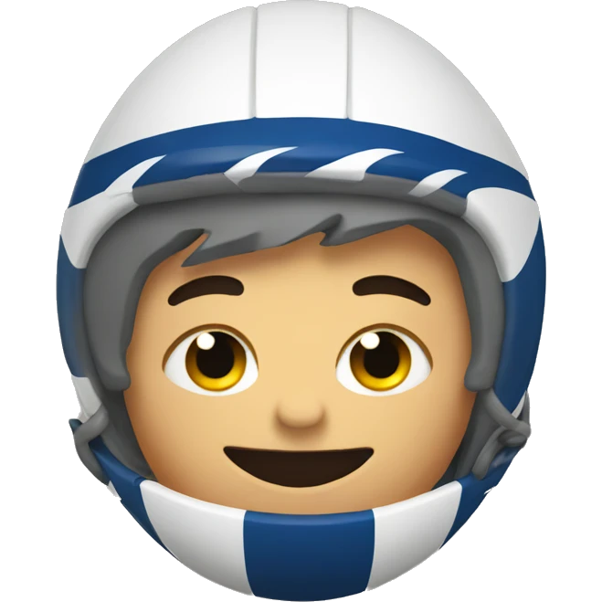 person with rugby ball emoji
