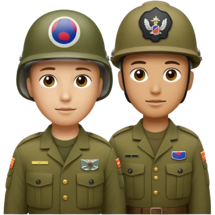 United states + South korea emoji