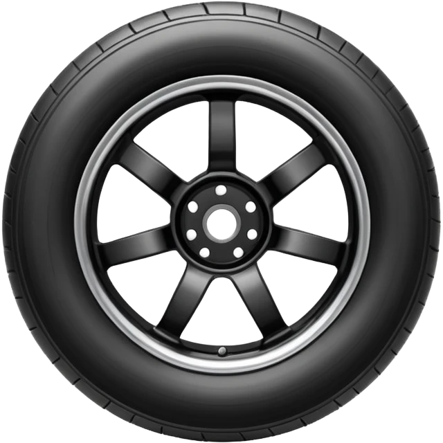 Formula car wheel emoji