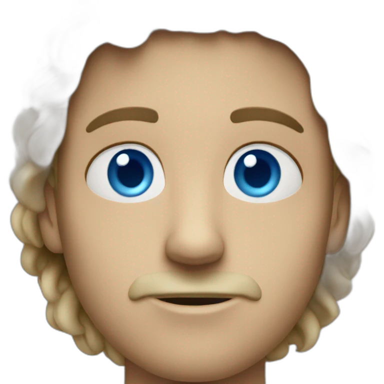 filmmaker white blue eyes emoji