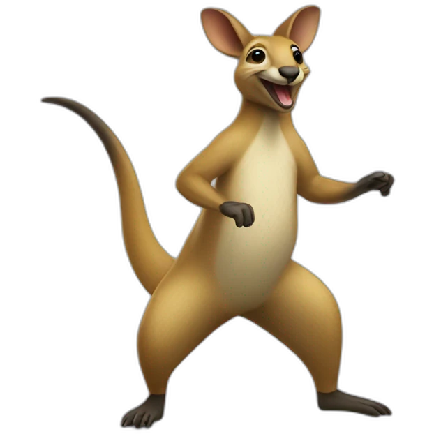 Dancing Quacker Wallaby emoji