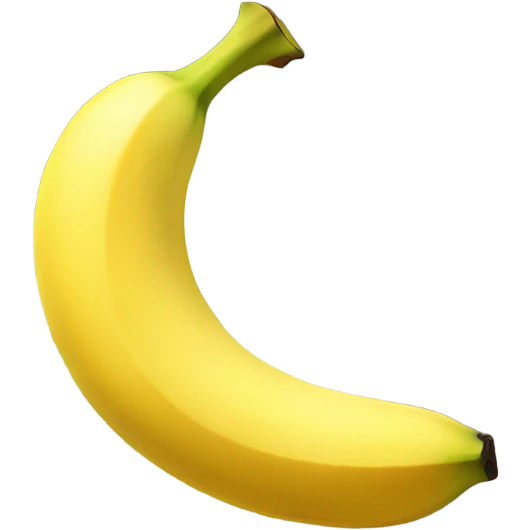 cute banana with sparkly eyes emoji