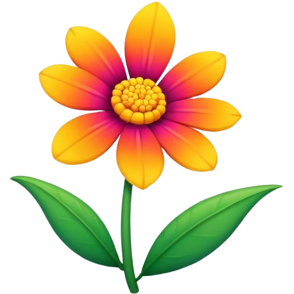colorful flower mexican emoji