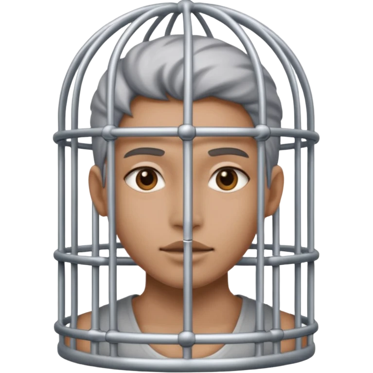 Cage a pénis emoji