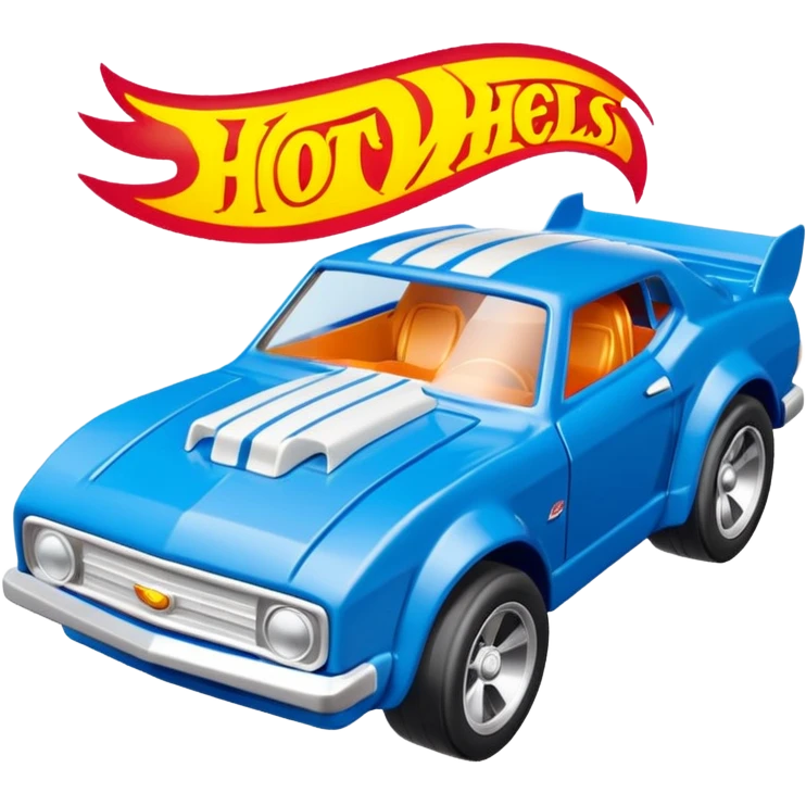 Машинка HotWheels белого цвета, в голубой классической упаковке HotWheels. emoji