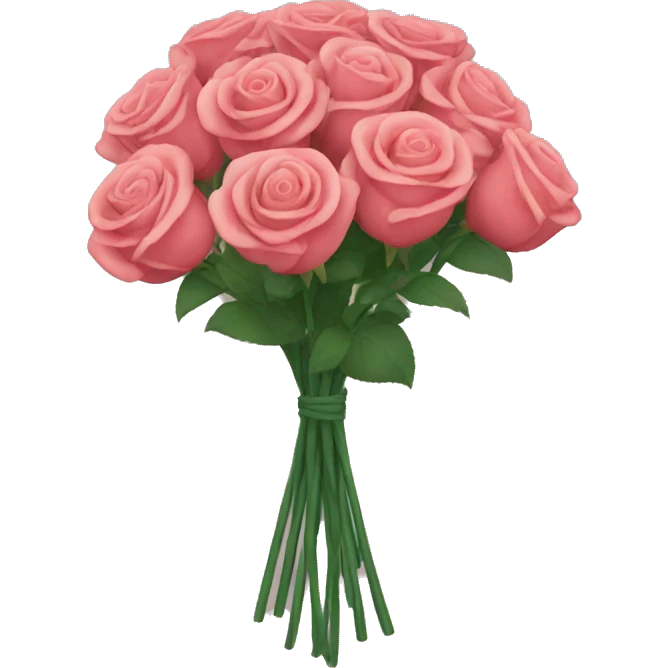 Rose bouquet  emoji