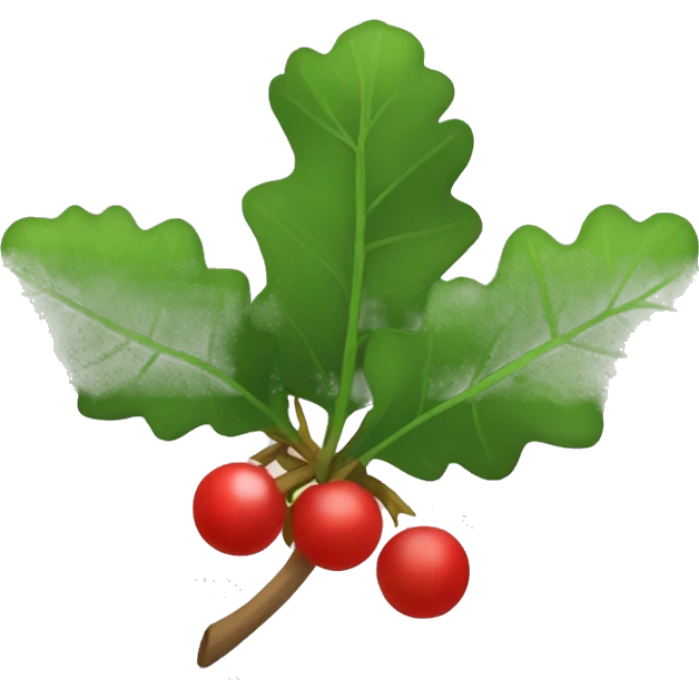 Mistletoe emoji