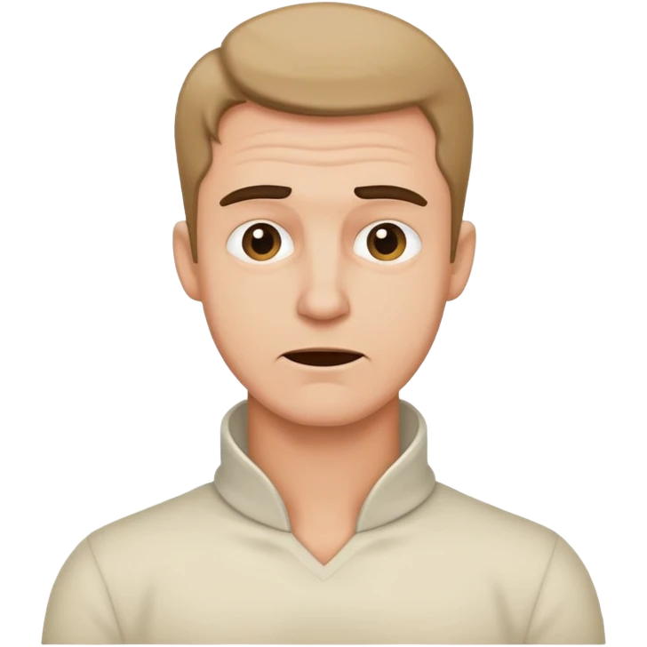 Mad Man holding neck  emoji