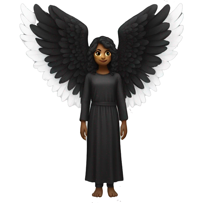 black angel wings emoji