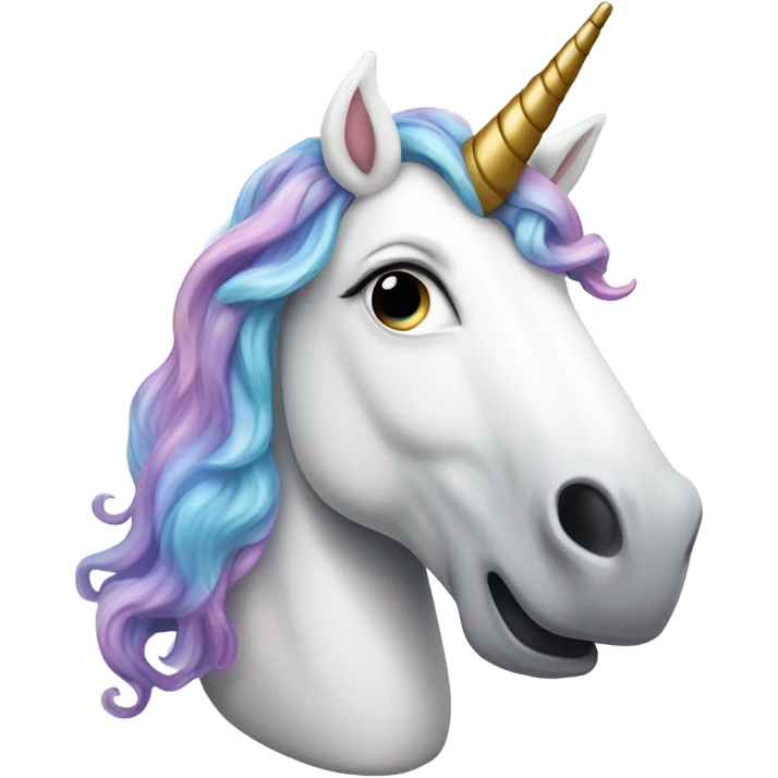 Unicorn popping a pill emoji