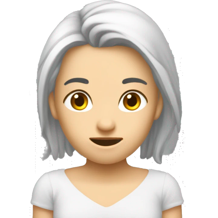Девушка на туфлях на высокой платформе  emoji