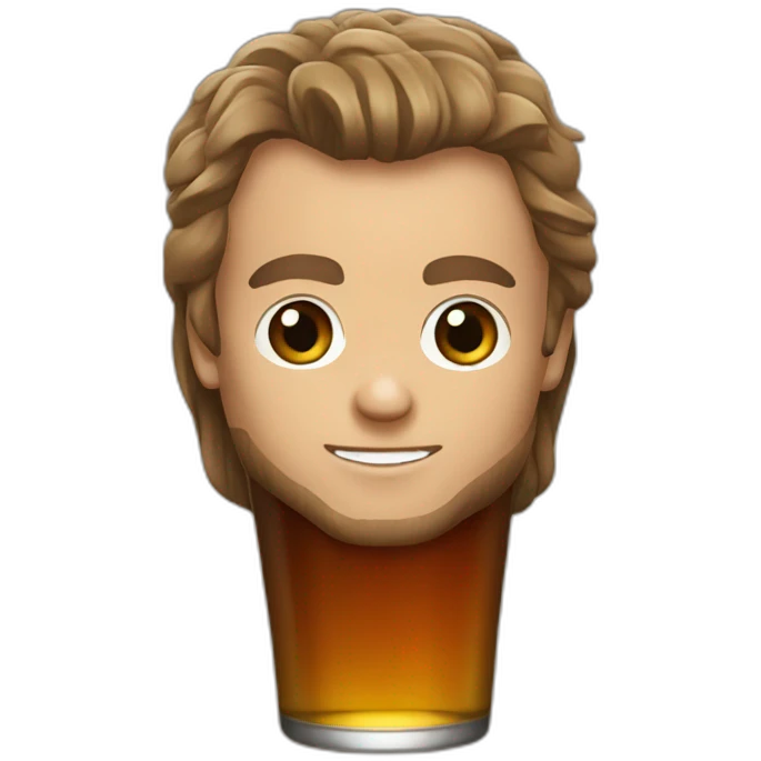 Anakin drink beer emoji