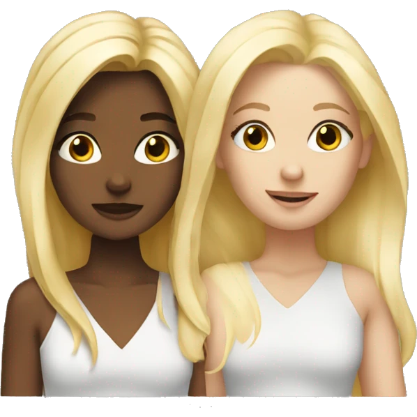 two blond besties emoji