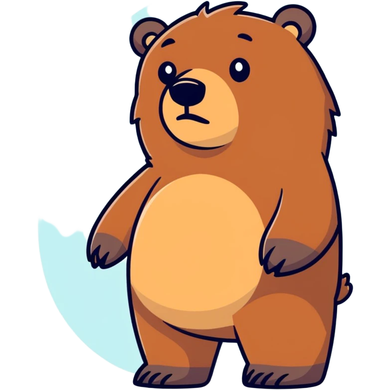 Grizzly bear emoji