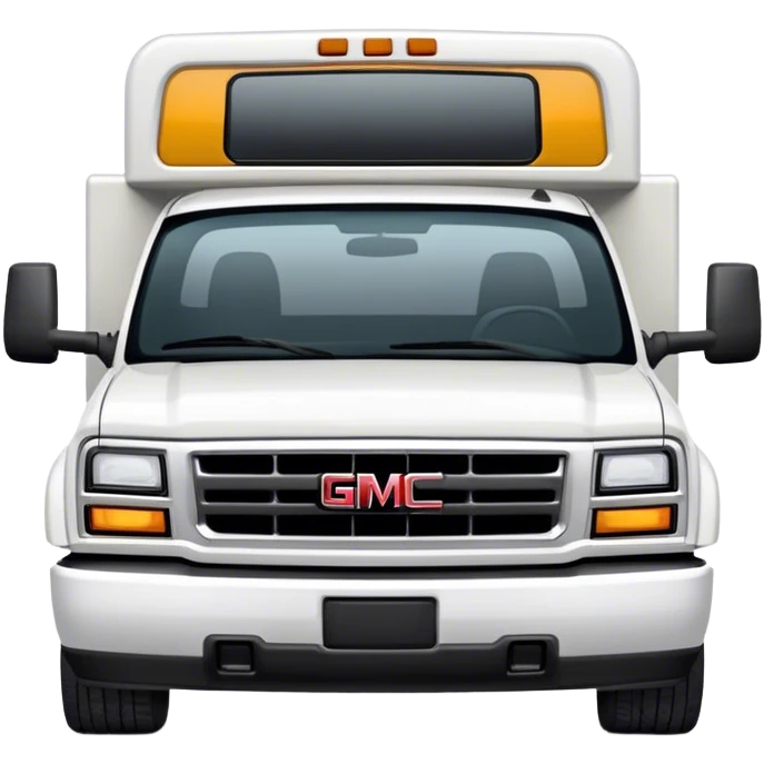 White GMC 1500 emoji