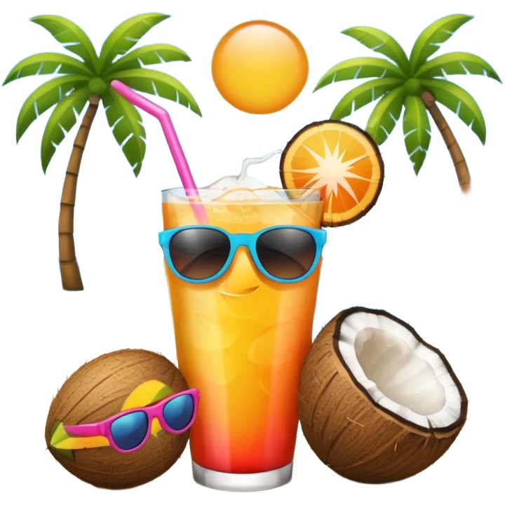 Emoji thème Hawaii emoji
