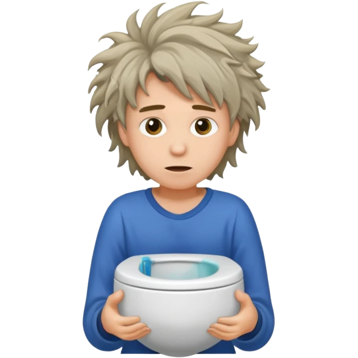 making shit at the bathroom emoji