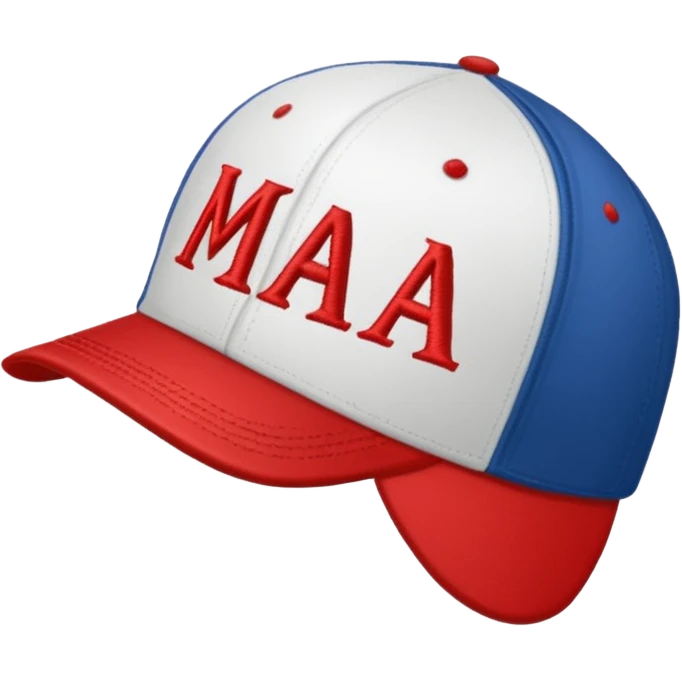Hat with MAGA emoji