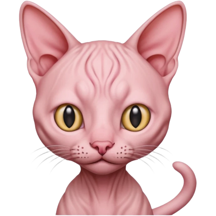 Skinless cat emoji