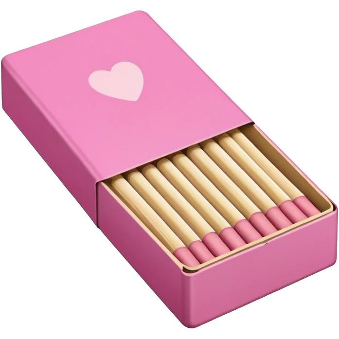 Pink box of matches  emoji